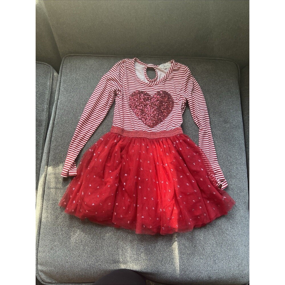 Btween Dress‎ Size 7 Red Heart